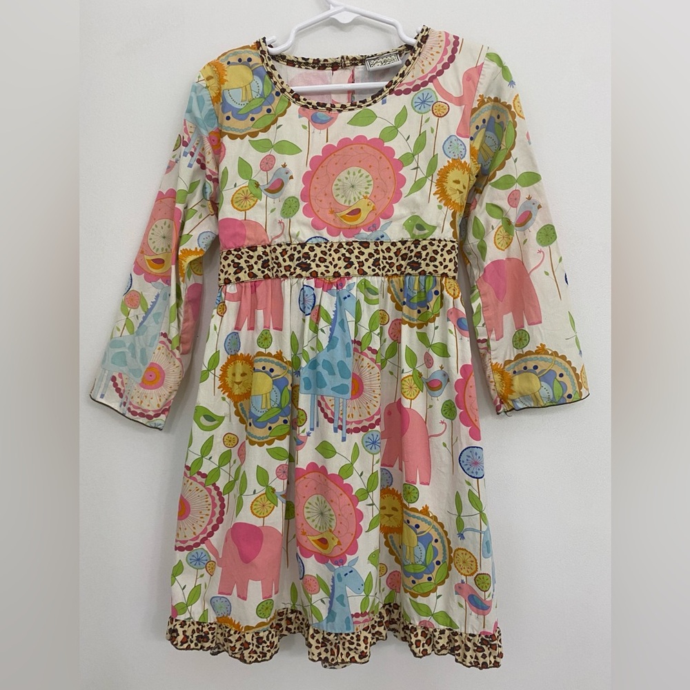 Ann Loren jungle zoo animals dress